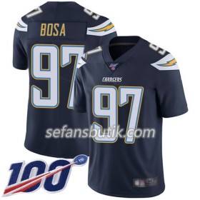 Los Angeles Chargers Tröjor Joey Bosa 97 Nike Navy Blå 100th - Herr